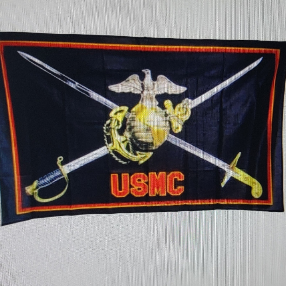 New in package USMC 3x5 Indoor Or Outdoor Flag each price separately